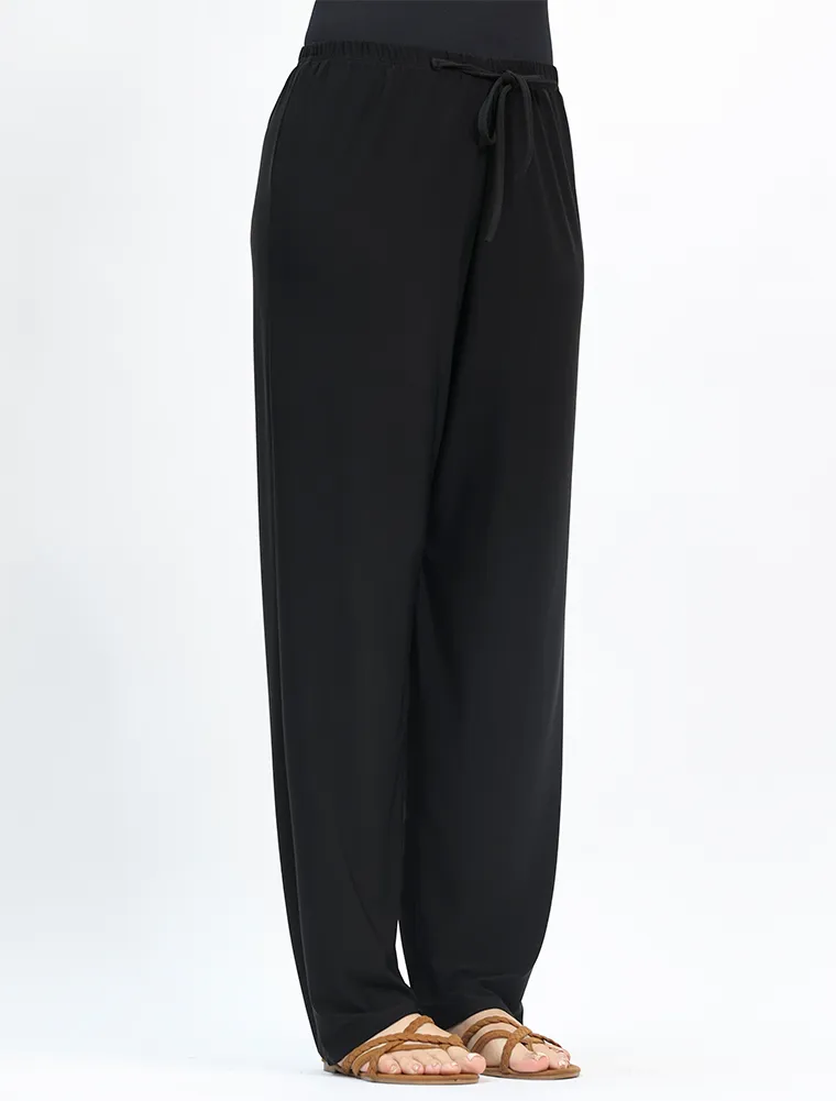 Black Jersey Trousers
